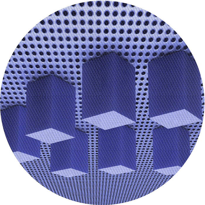 Square Machine Washable Transitional Sky Blue Rug in a Living Room, wshpat613blu