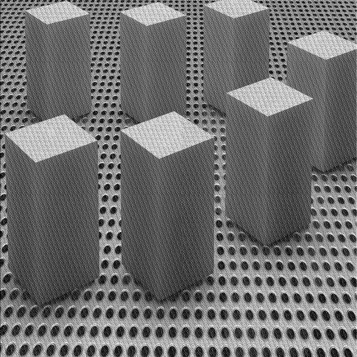 Machine Washable Transitional Dark Gray Rug, wshpat613gry