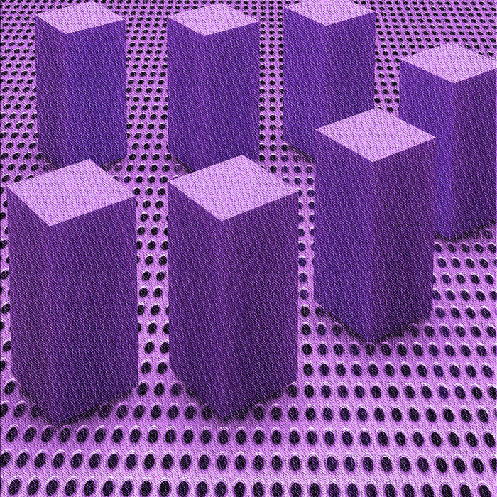 Patterned Purple Rug, pat613pur