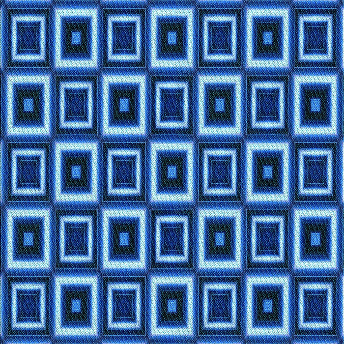 Machine Washable Transitional Blueberry Blue Rug, wshpat614lblu