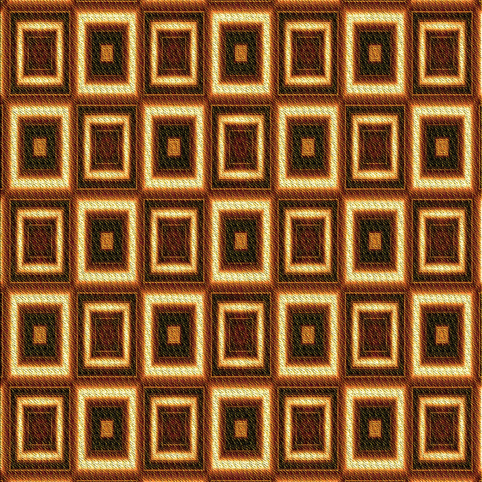 Patterned Orange Rug, pat614yw