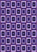 Machine Washable Transitional Lilac Purple Rug, wshpat614