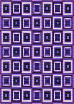 Patterned Lilac Purple Modern Rug, pat614