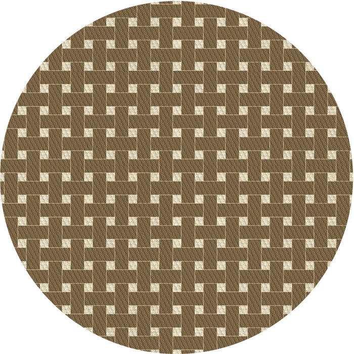 Square Machine Washable Transitional Red Brown Rug in a Living Room, wshpat615brn