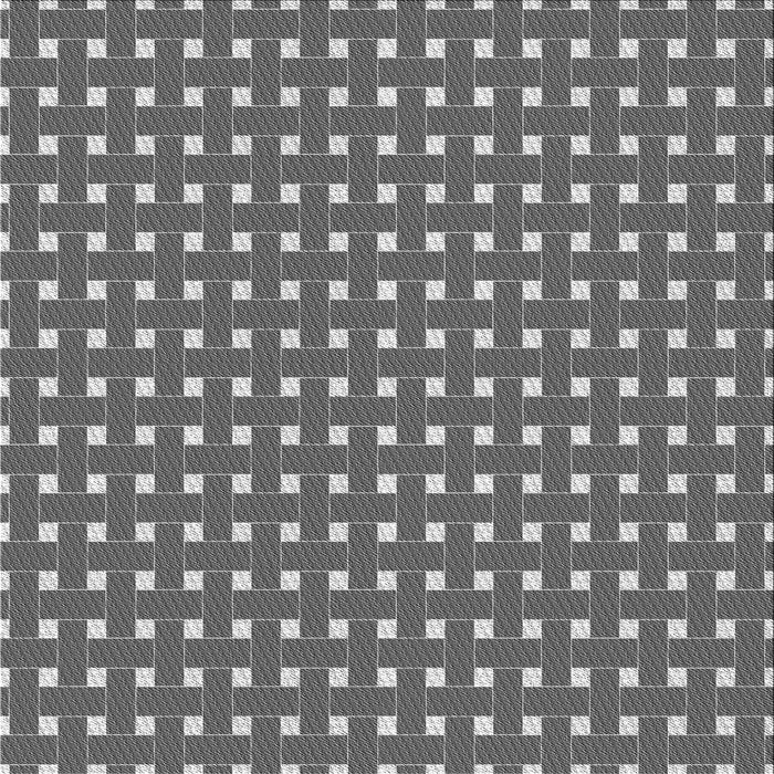 Round Patterned Dark Gray Rug, pat615gry