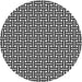 Square Patterned Platinum Silver Gray Rug, pat616gry