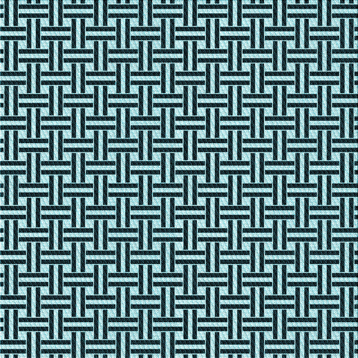 Round Patterned Blue Rug, pat616lblu