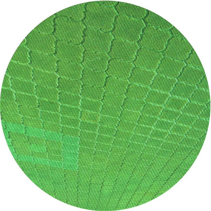 Square Patterned Neon Green Rug, pat617grn