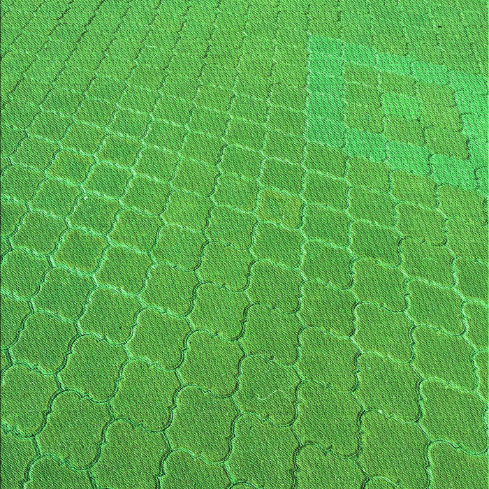 Patterned Neon Green Rug, pat617grn