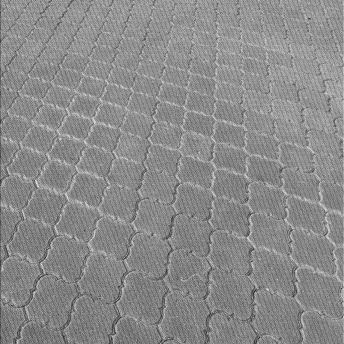 Patterned Smokey Gray Rug, pat617gry