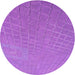 Square Patterned Purple Rug, pat617pur