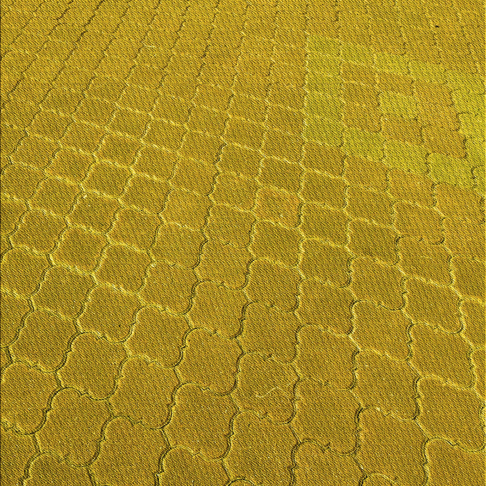 Machine Washable Transitional Dark Bisque Brown Rug, wshpat617yw