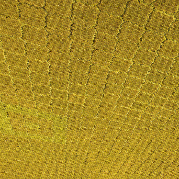 Round Patterned Dark Bisque Brown Rug, pat617yw