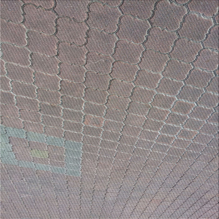 Sideview of Machine Washable Transitional Carbon Gray Rug, wshpat617