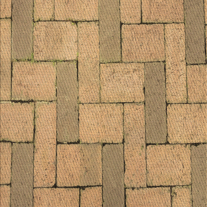 Patterned Orange Rug, pat618brn