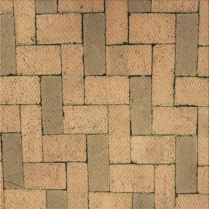 Round Patterned Orange Rug, pat618brn