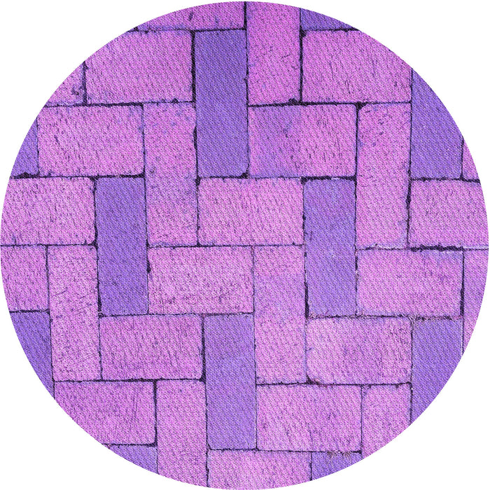 Square Machine Washable Transitional Violet Purple Rug in a Living Room, wshpat618pur