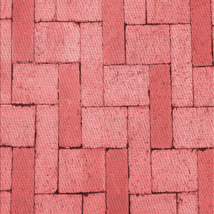 Patterned Ruby Red Rug, pat618rd