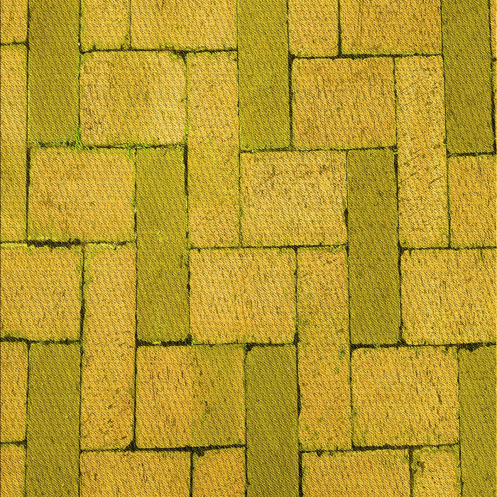 Patterned Dark Golden Brown Rug, pat618yw