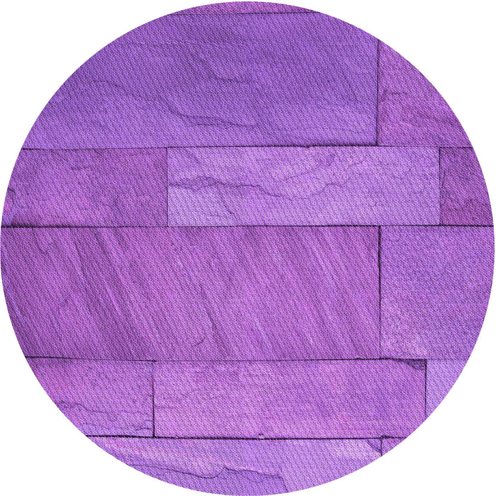 Square Machine Washable Transitional Purple Rug in a Living Room, wshpat619pur