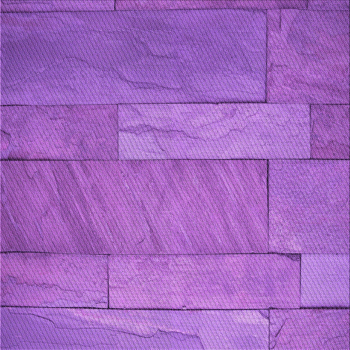 Round Machine Washable Transitional Purple Rug, wshpat619pur