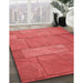 Machine Washable Transitional Red Rug in a Family Room, wshpat619rd