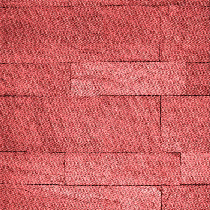 Round Patterned Red Rug, pat619rd