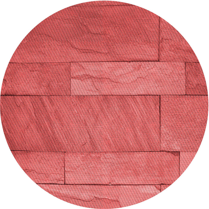 Square Machine Washable Transitional Red Rug in a Living Room, wshpat619rd