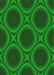 Patterned Neon Green Novelty Rug, pat61