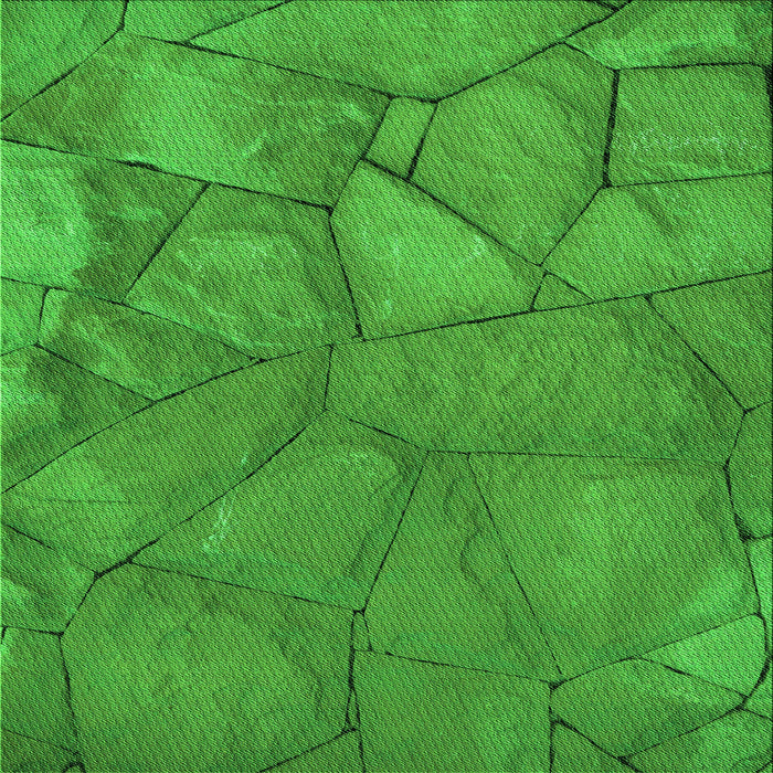 Round Patterned Green Rug, pat620grn