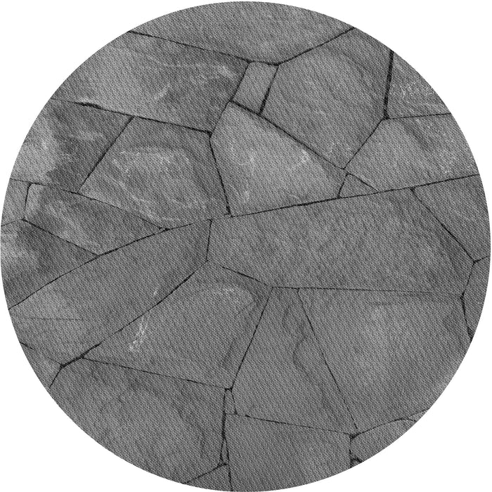 Square Patterned Gray Rug, pat620gry