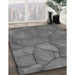 Machine Washable Transitional Grey Gray Rug in a Family Room, wshpat620gry
