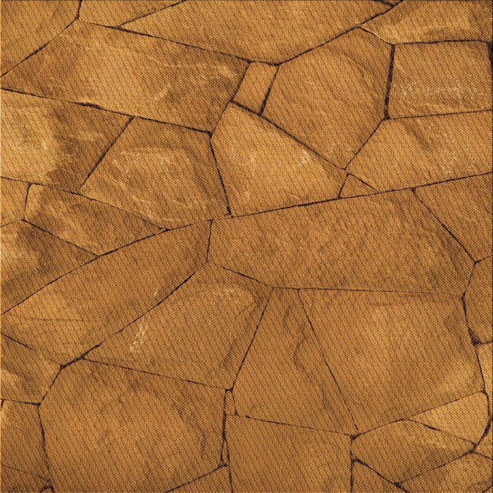 Round Patterned Mahogany Brown Rug, pat620org