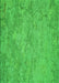 Machine Washable Transitional Neon Green Rug, wshpat621grn