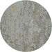 Sideview of Patterned Carbon Gray Novelty Rug, pat621