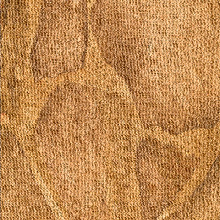 Patterned Dark Orange Rug, pat622org