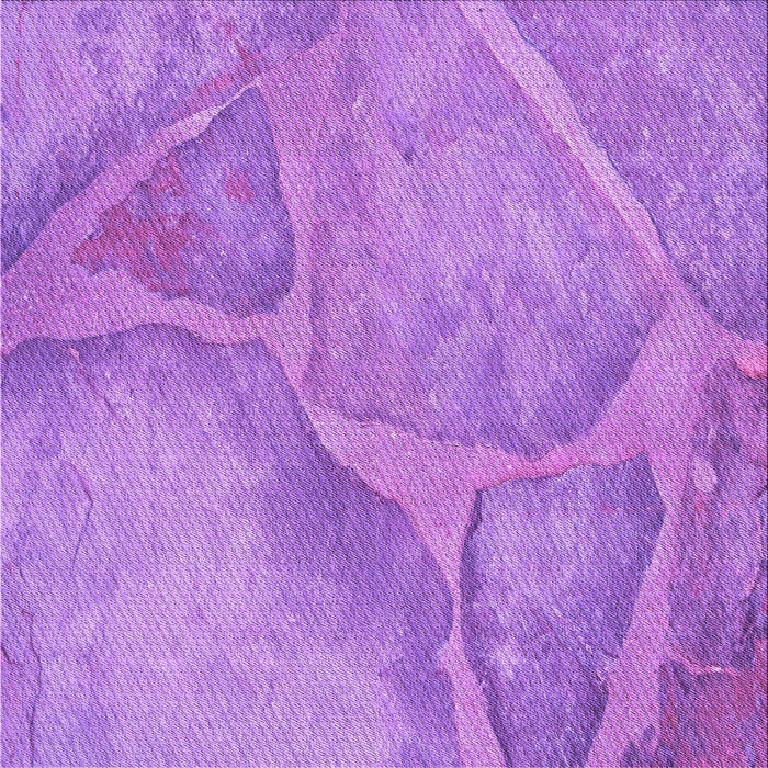 Round Patterned Violet Purple Rug, pat622pur