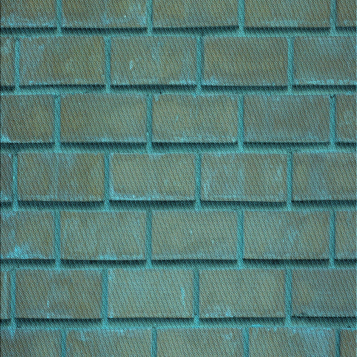 Patterned Deep-Sea Green Rug, pat623lblu