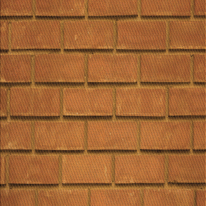 Patterned Neon Orange Rug, pat623org