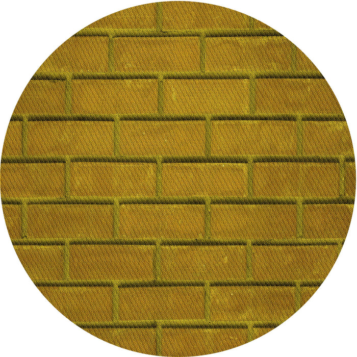 Square Machine Washable Transitional Saddle Brown Rug in a Living Room, wshpat623yw