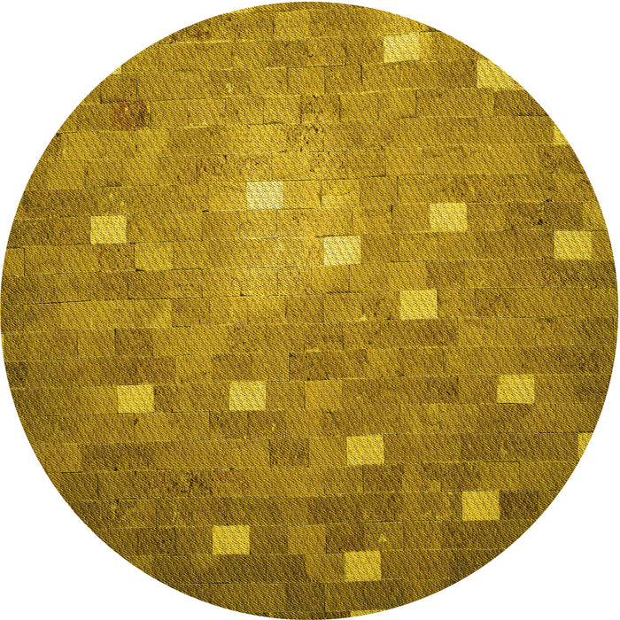 Square Machine Washable Transitional Dark Bisque Brown Rug in a Living Room, wshpat624yw