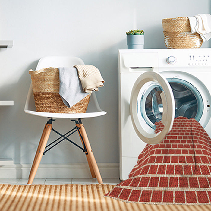 Machine Washable Transitional Brown Sand Brown Rug in a Washing Machine, wshpat625org