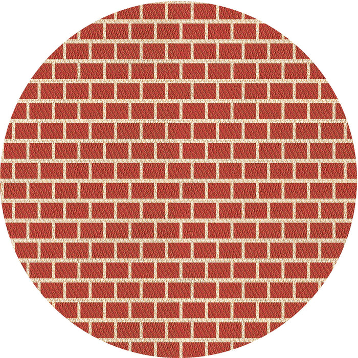 Square Patterned Brown Sand Brown Rug, pat625org