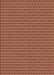 Machine Washable Transitional Red Rug, wshpat626brn