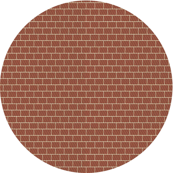 Square Machine Washable Transitional Red Rug in a Living Room, wshpat626brn