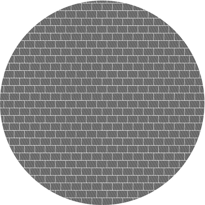 Square Patterned Gray Rug, pat626gry