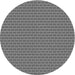 Square Patterned Gray Rug, pat626gry