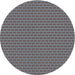 Square Patterned Light Slate Gray Rug, pat626lblu