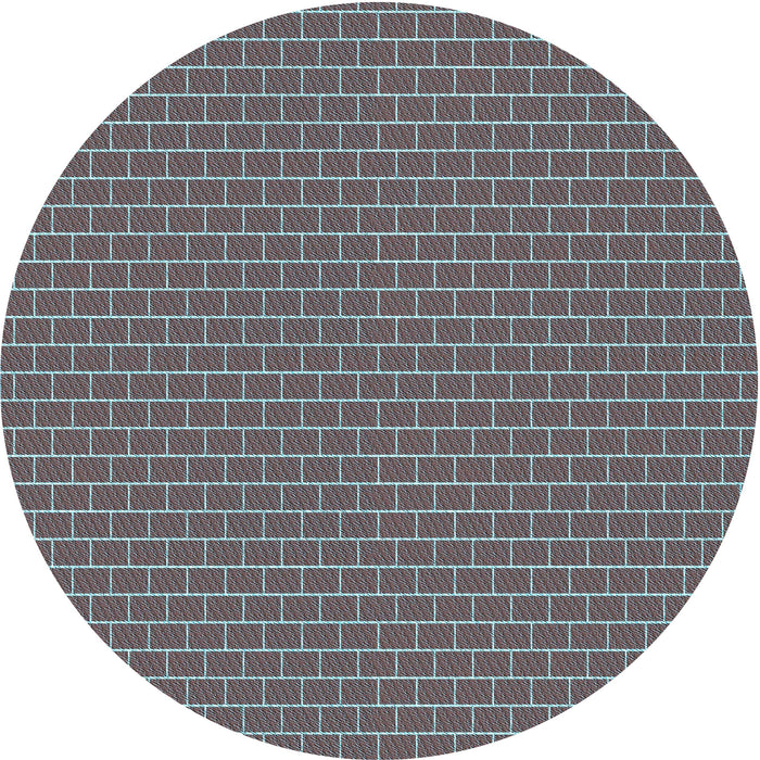 Square Machine Washable Transitional Light Slate Gray Rug in a Living Room, wshpat626lblu