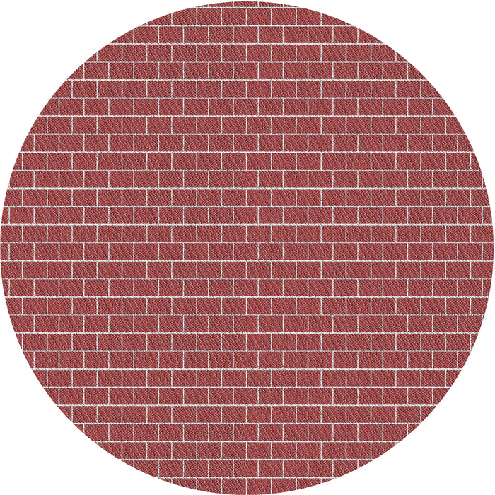 Sideview of Patterned Pink Coral Pink Novelty Rug, pat626